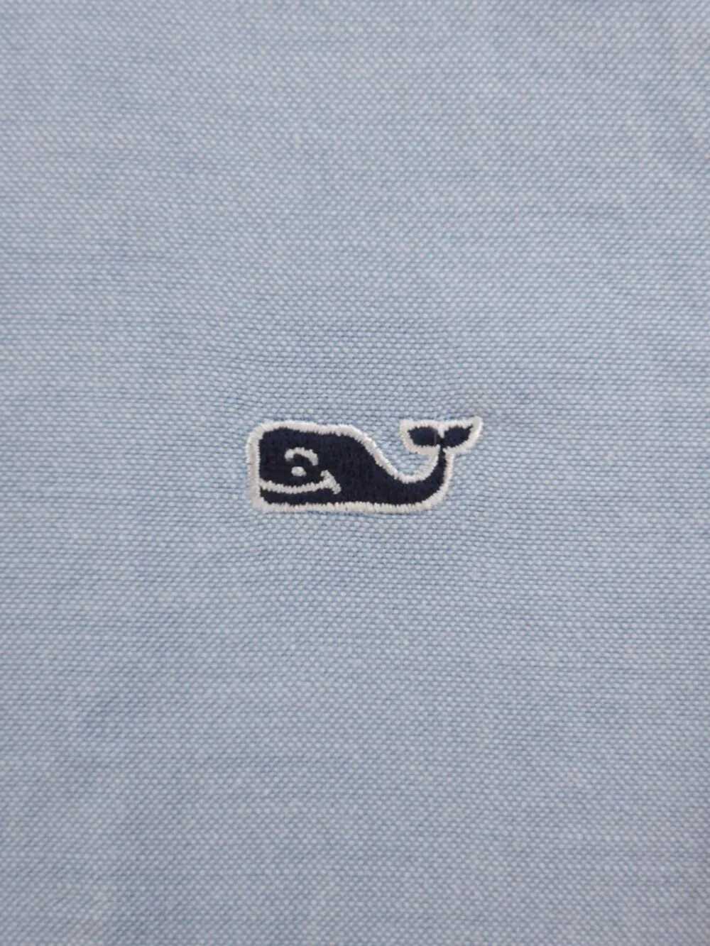 Vineyard Vines Oxford All Cotton XS Button-Down Whale OCBD Blue Long Sleeve Men